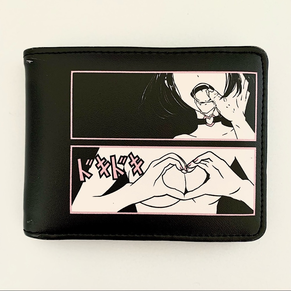 COPY - COPY - Spencer’s Foureyes X Based Kawaii Hentai Anime Girl Bifold Wallet